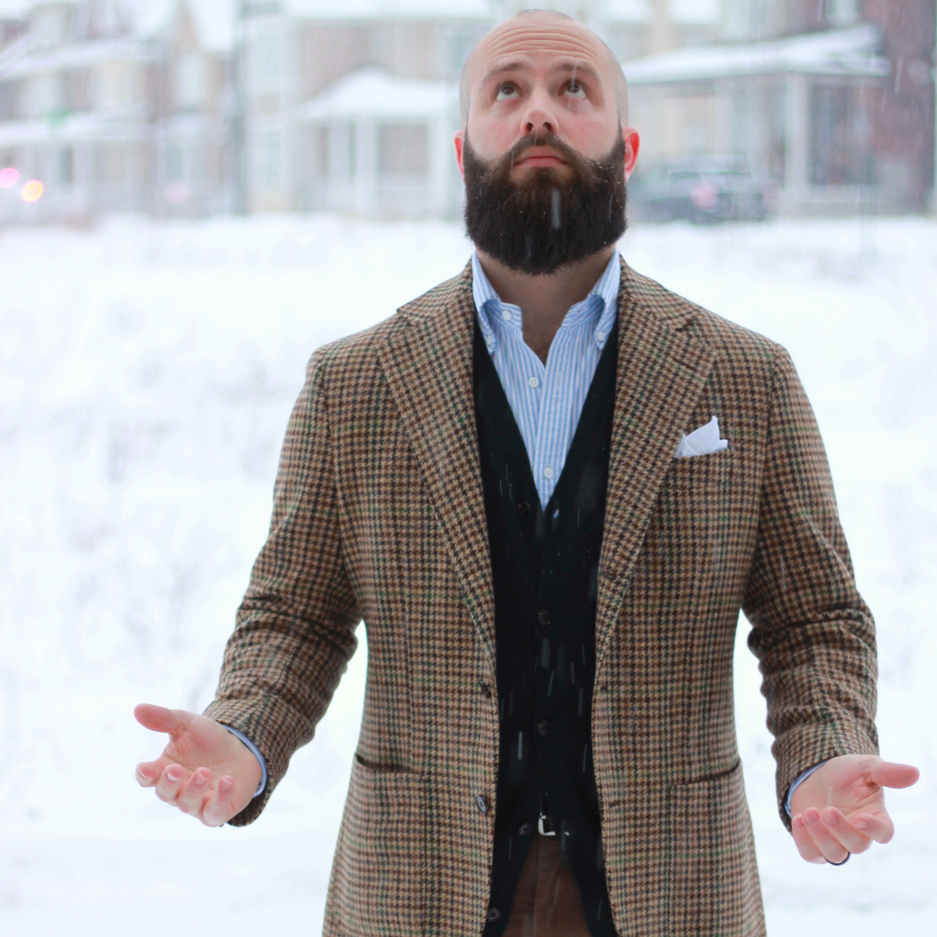 Abraham moon tweed jacket sale