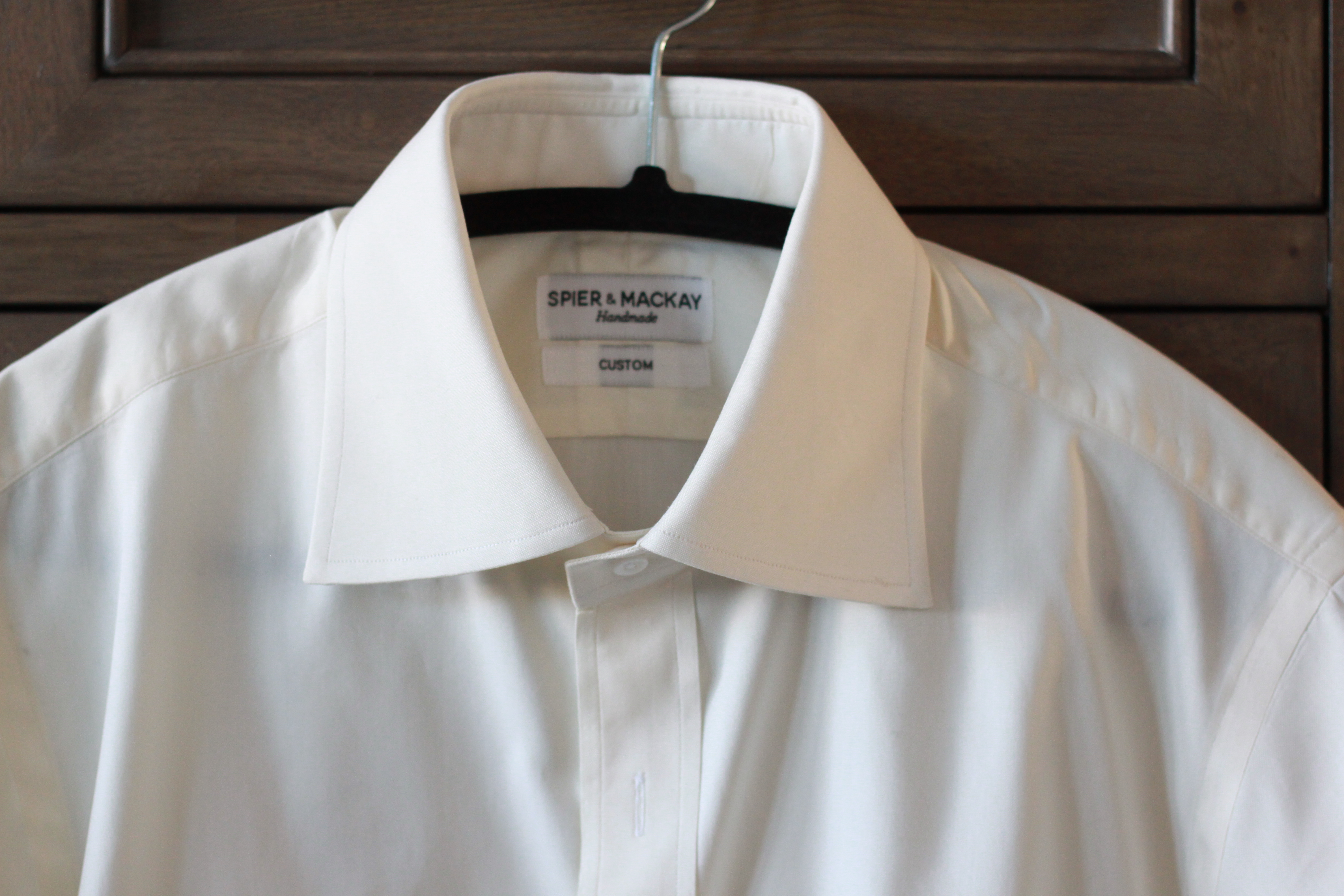 ecru dress shirt, dress shirt, custom, dress shirt collection, semi-spread collar