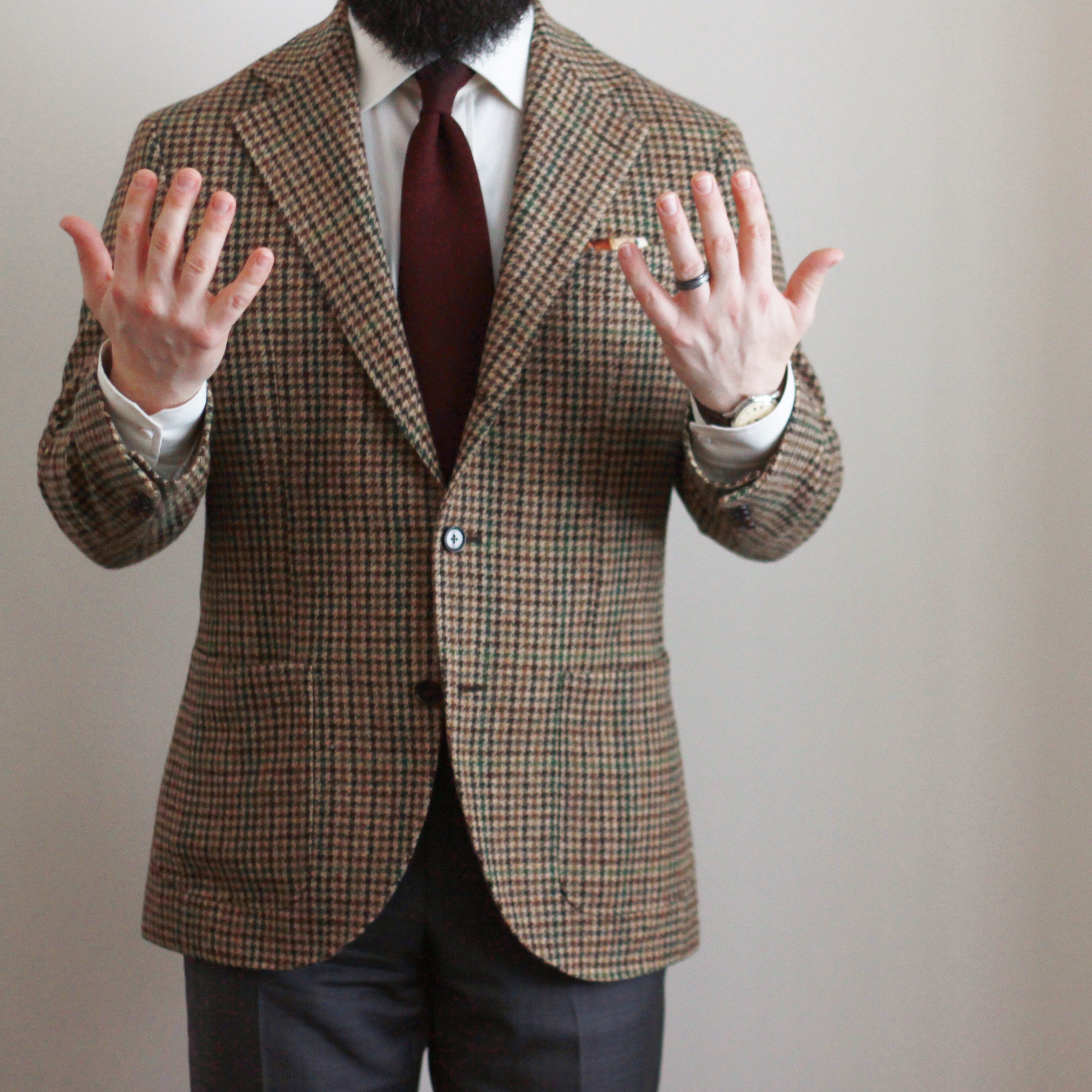 guncheck, tweed, sport coat, odd jacket, instagram, photography