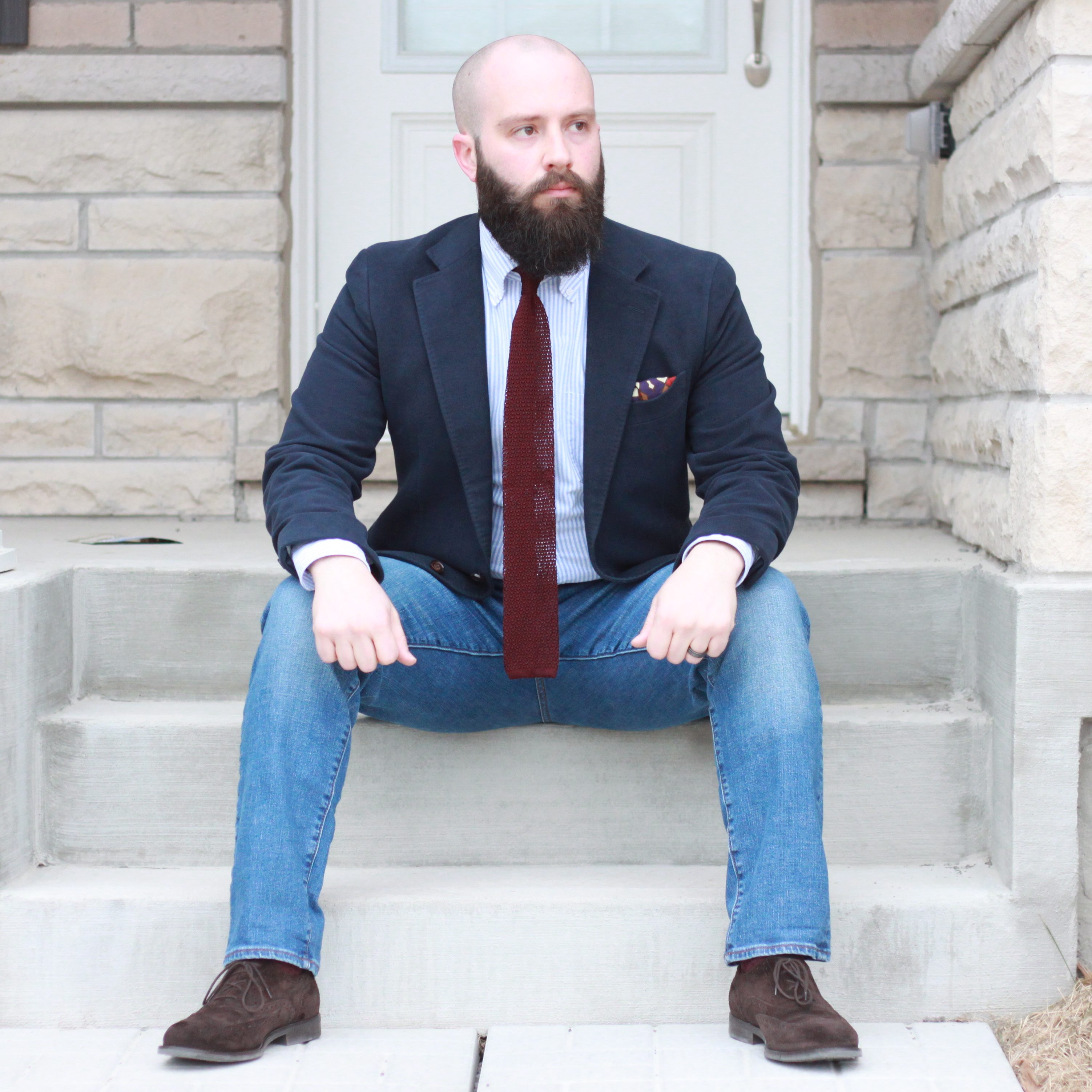 Sport coat with store jeans