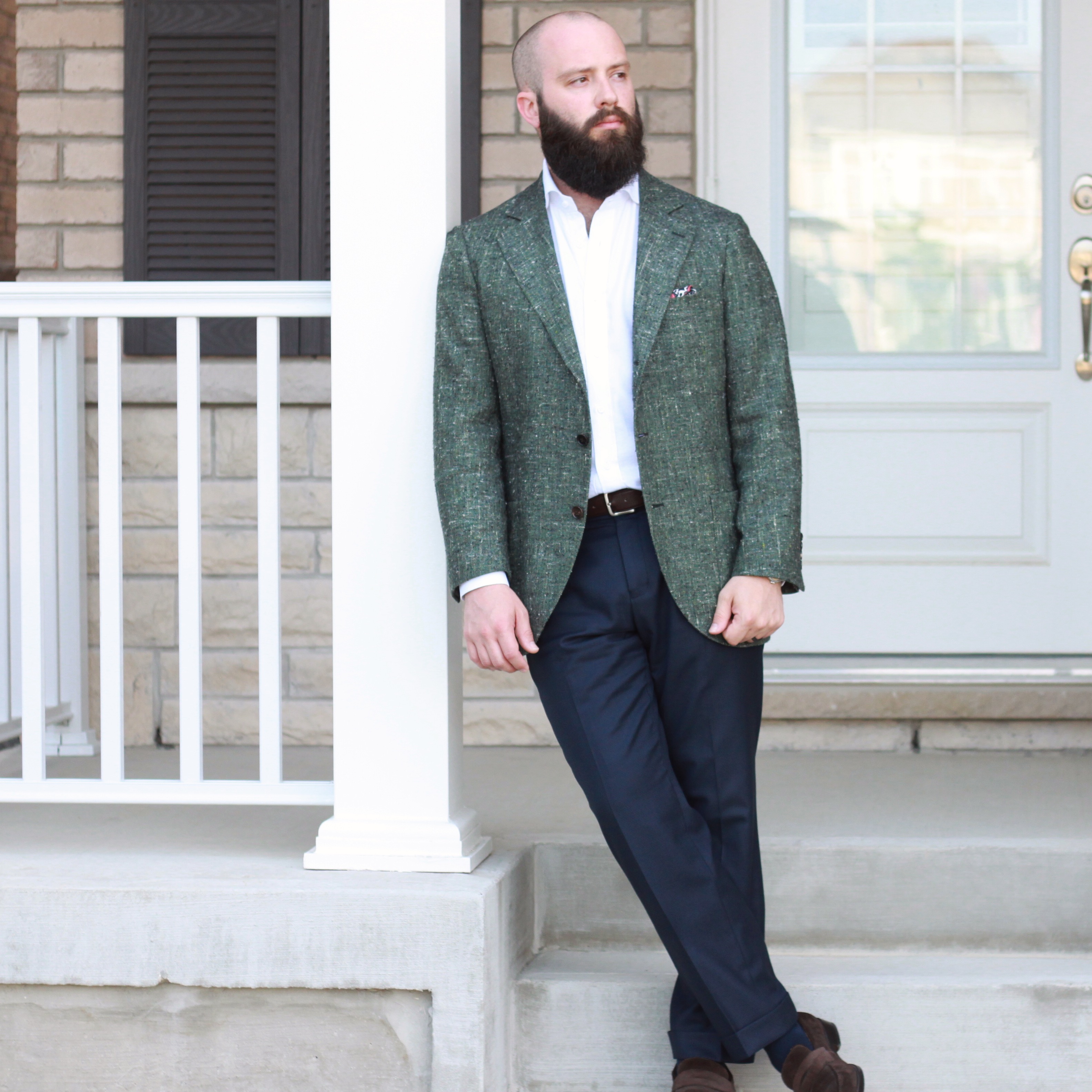 Sport coat outlet with navy pants