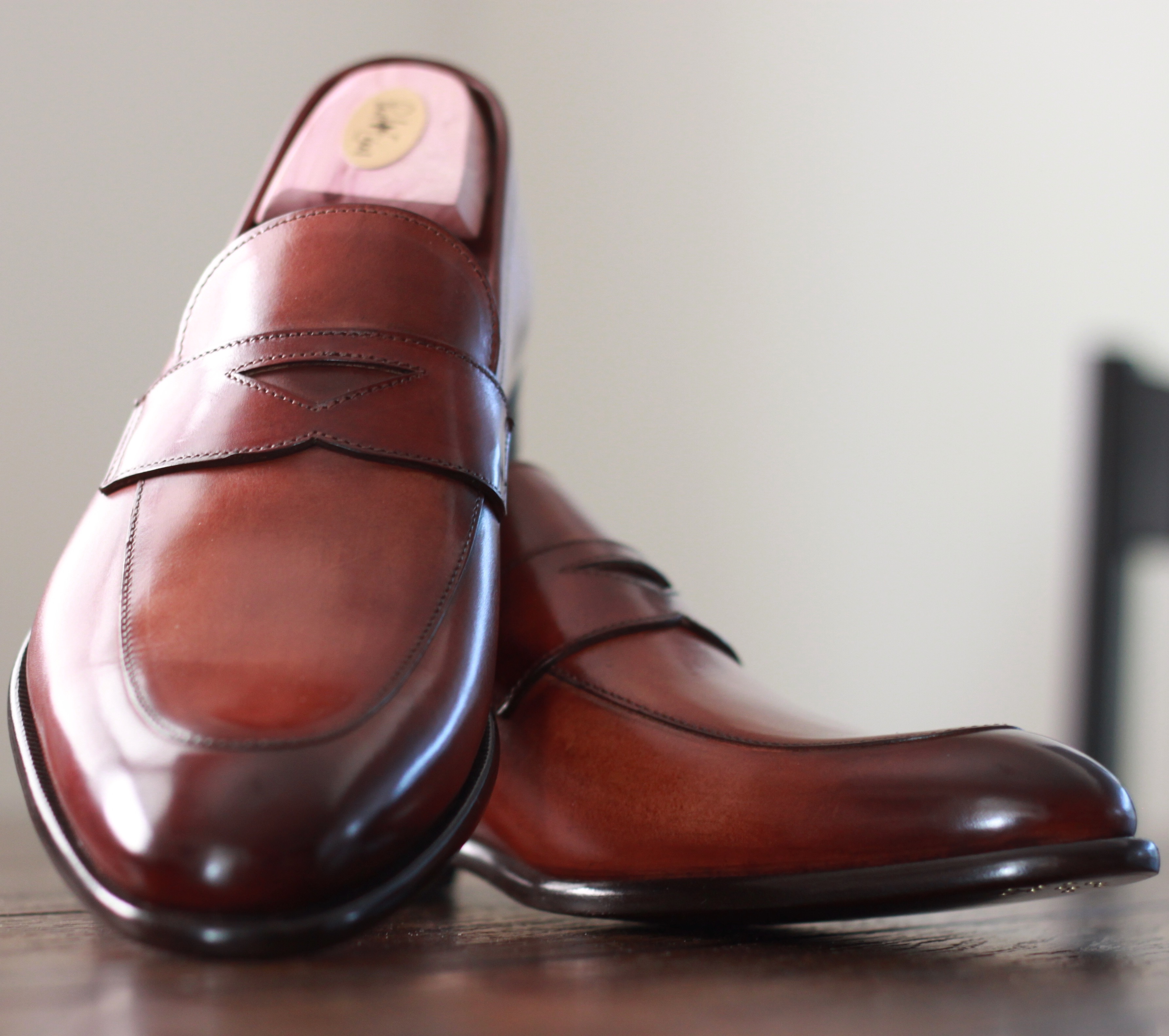 paul evans ny, loafers, penny loafers, havana brown, product review