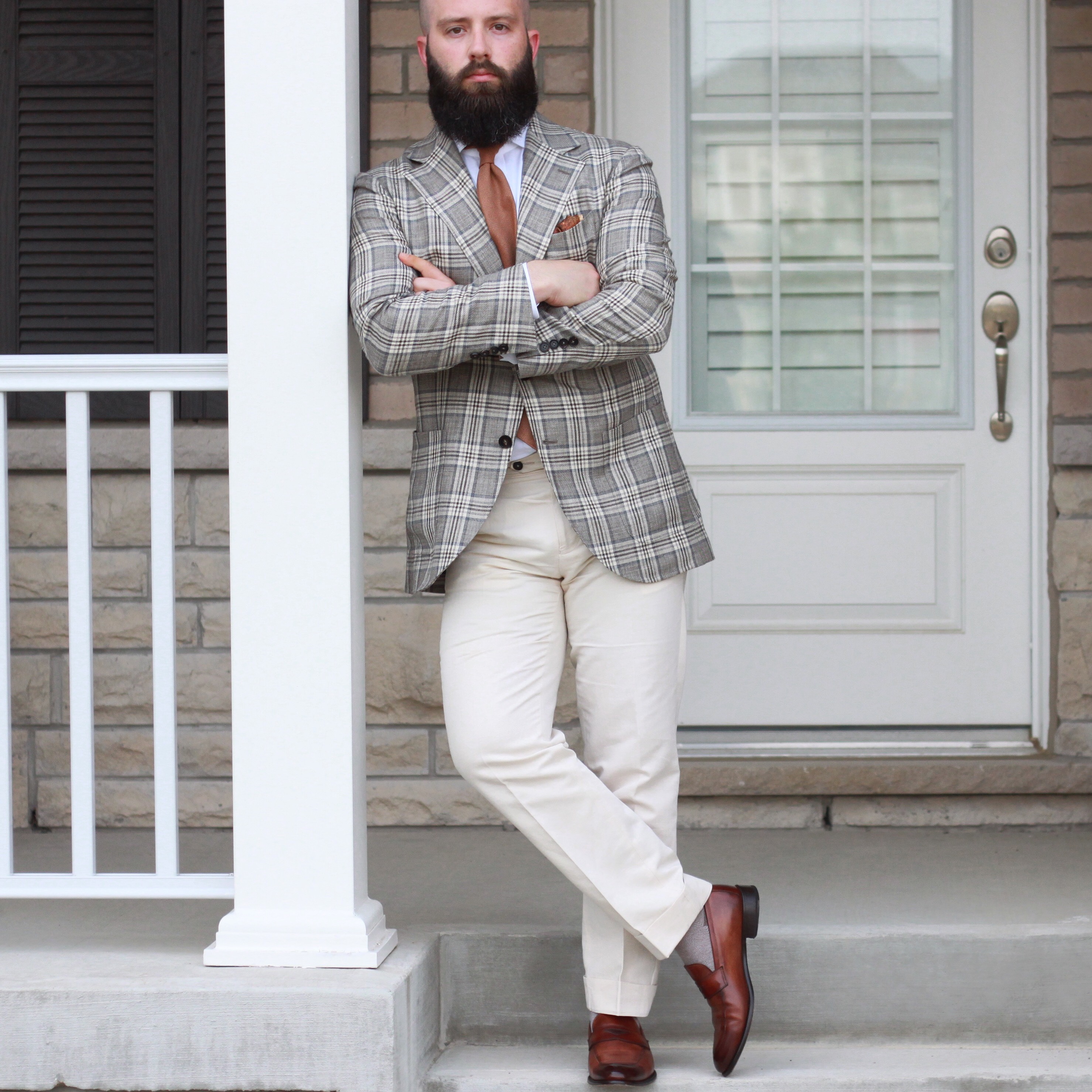 The Redford Split-Toe Penny Loafer - Havana Brown – Paul Evans