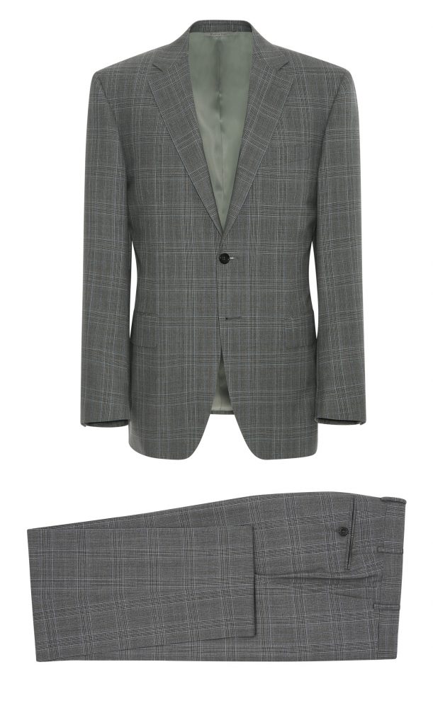 canali, suit, grey prince of wales, menswear, inspiration