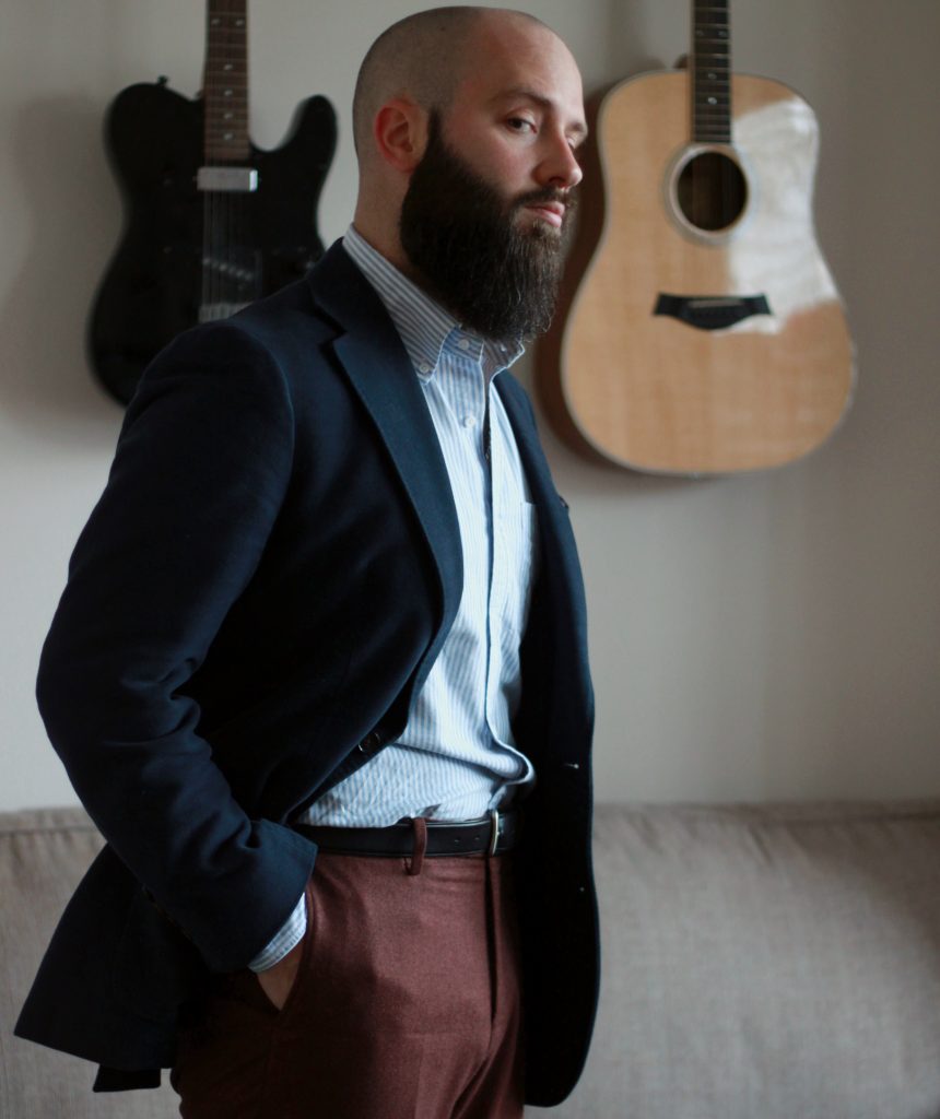 Inspiration: Burgundy Flannel Trousers - After the Suit