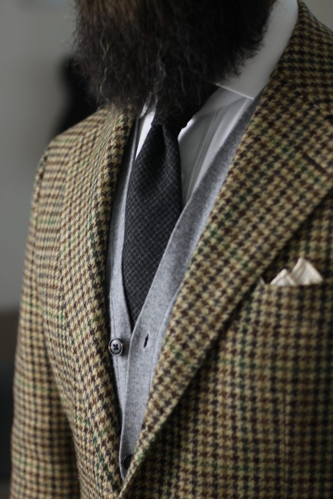 oxford rowe, wool tie, pocket square, tweed, sport coat, after the suit