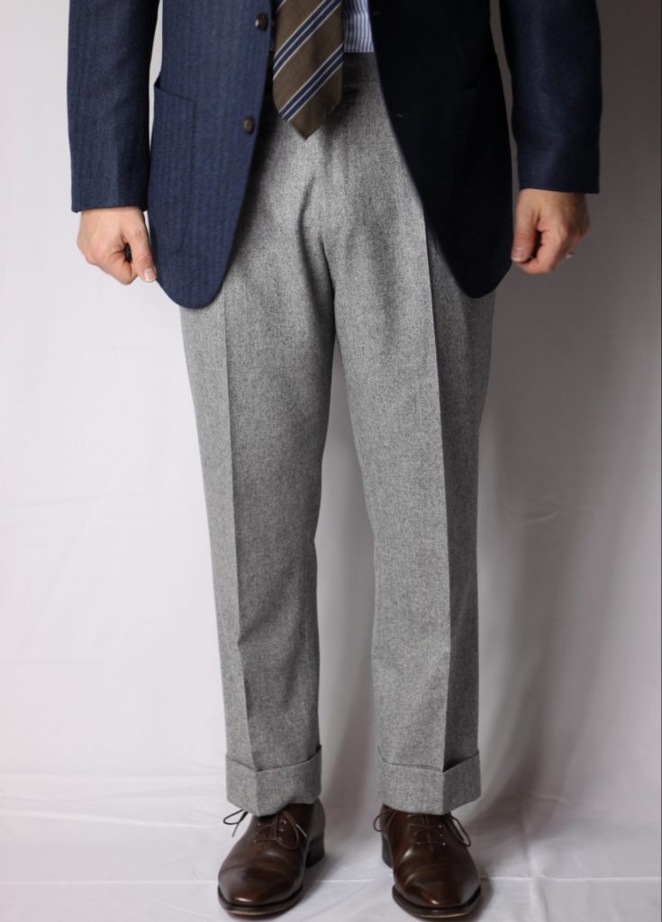 spier & mackay MTO, mto, made to order, online MTO, trousers, flannel trousers, after the suit