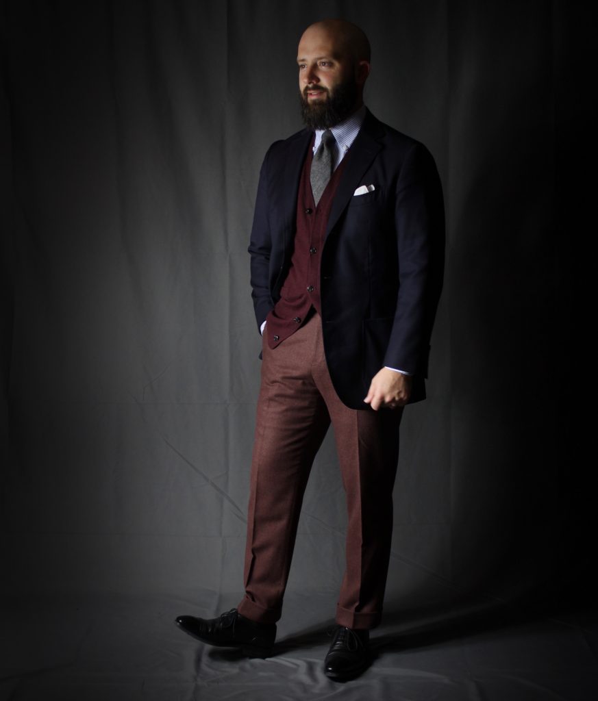 Inspiration: How to Wear Red and Brown Together - After the Suit