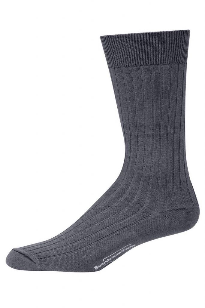 mid grey, pima cotton, boardroom socks