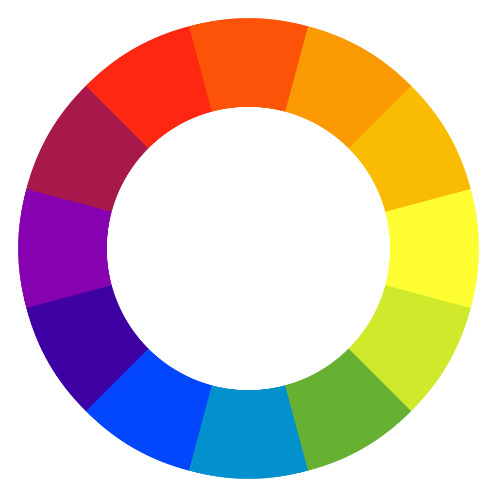 colour wheel, red and brown, colour combinations, complimentary, adjacent, 